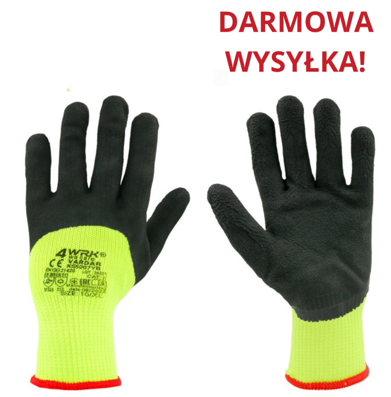r.10/XL Rękawice ocieplane  VARDAR