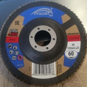 Ściernica lamelowa MOST PRO  Zirconium Plus Typ 29 125x22 Gradacja 60