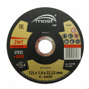 Tarcza do cięcia stali Most
  Pro 125x1,0x22,23 41