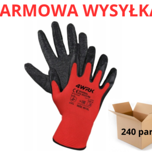r.9/L RĘKAWICE RĘKAWICZKI  SHAMAL ROBOCZE WAMPIRKI POWLEKANE LATEKSEM