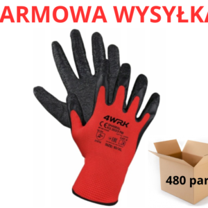 r.8/M RĘKAWICE RĘKAWICZKI  SHAMAL ROBOCZE WAMPIRKI POWLEKANE LATEKSEM